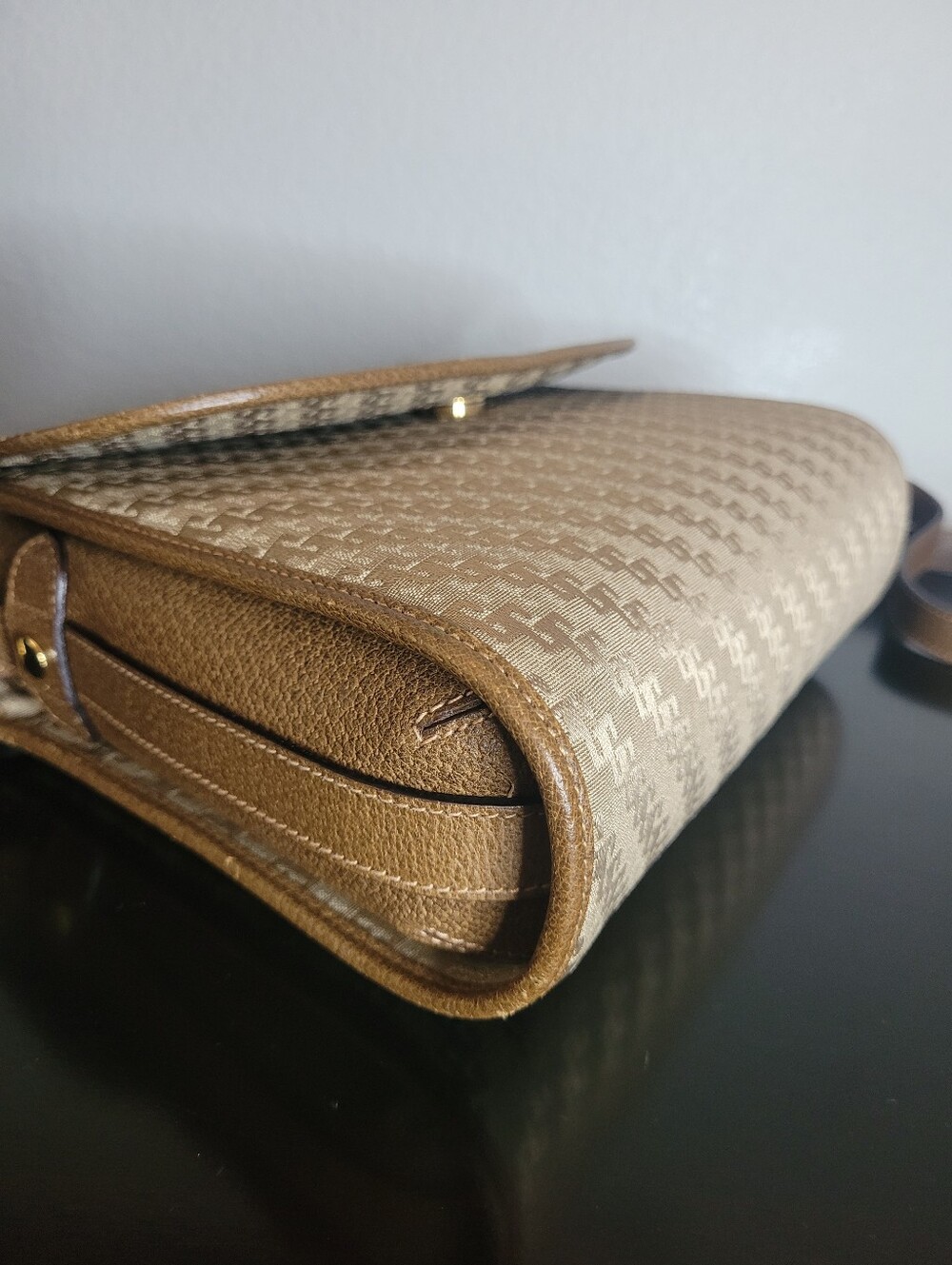 Vintage Gucci Monogram  Shoulder Crossbody Bag - Picture 8 of 16